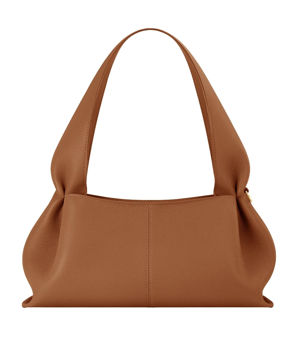 Polene Numéro Neuf East West in Camel Bag