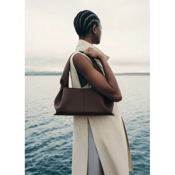 Polene Numéro Neuf East West in Ebony Bag, view 2