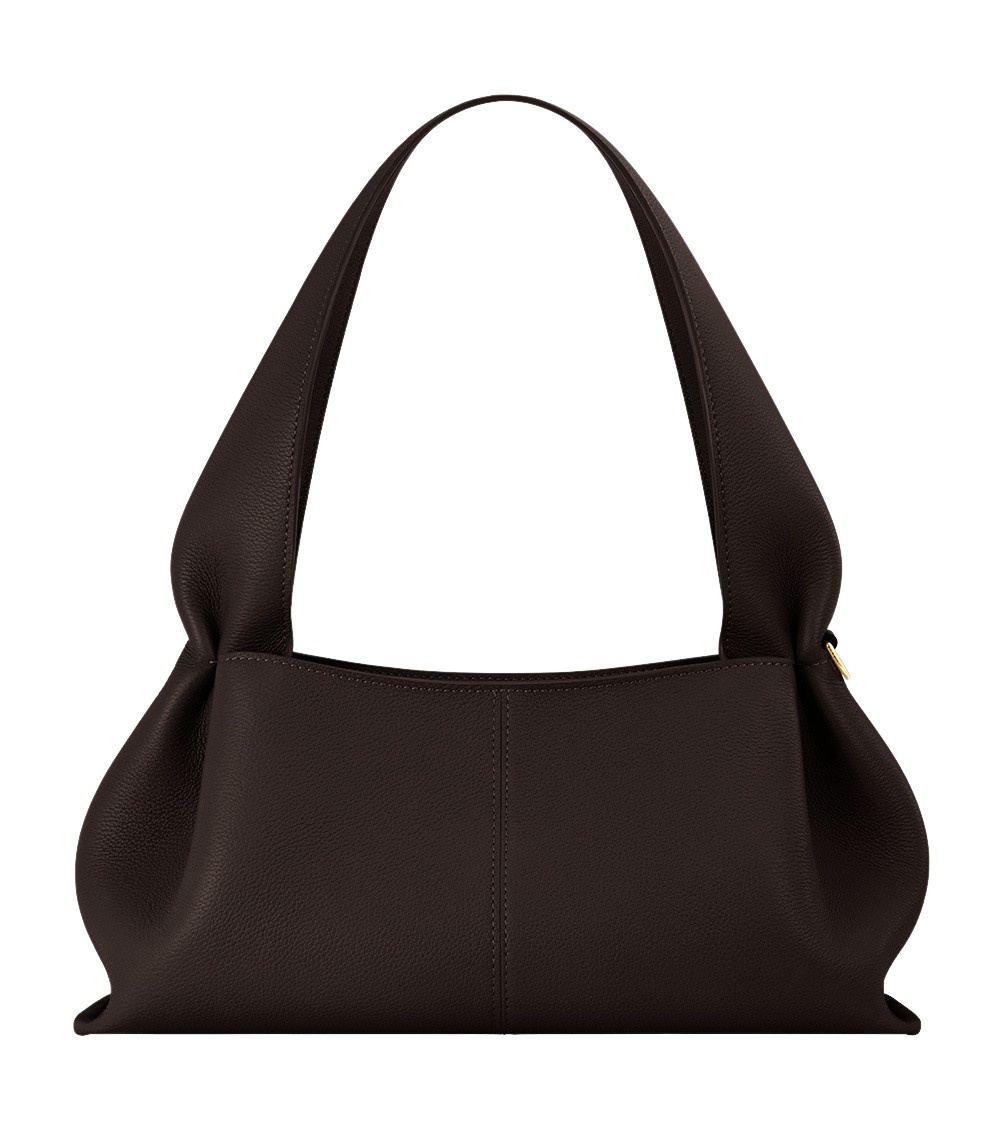 Polène Numéro Neuf East West in Ebony Numéro Neuf East West in Ebony - Shoulder & Crossbody Bags - Parisian Luxury Leather Bag at Luxury Shoes 