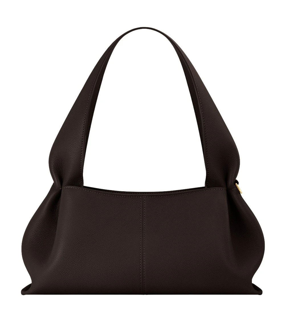 Brown-Numero-Neuf-East-West-in-Ebony-collection-coveti84214_nobg Polene Numéro Neuf East West in Ebony Bag