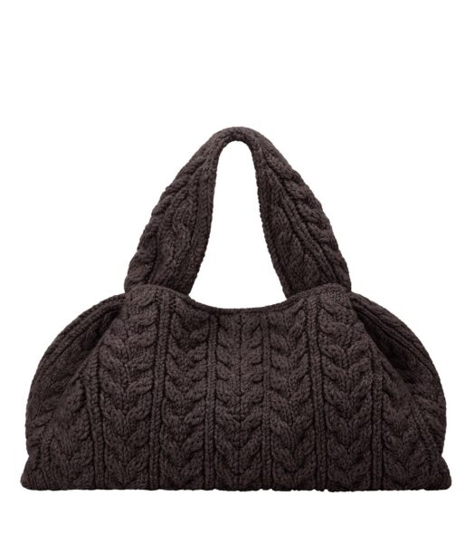 Polène Numéro Neuf Large in Ebony Numéro Neuf Large in Ebony - Shoulder & Crossbody Bags - Parisian Luxury Leather Bag at Luxury Shoes 