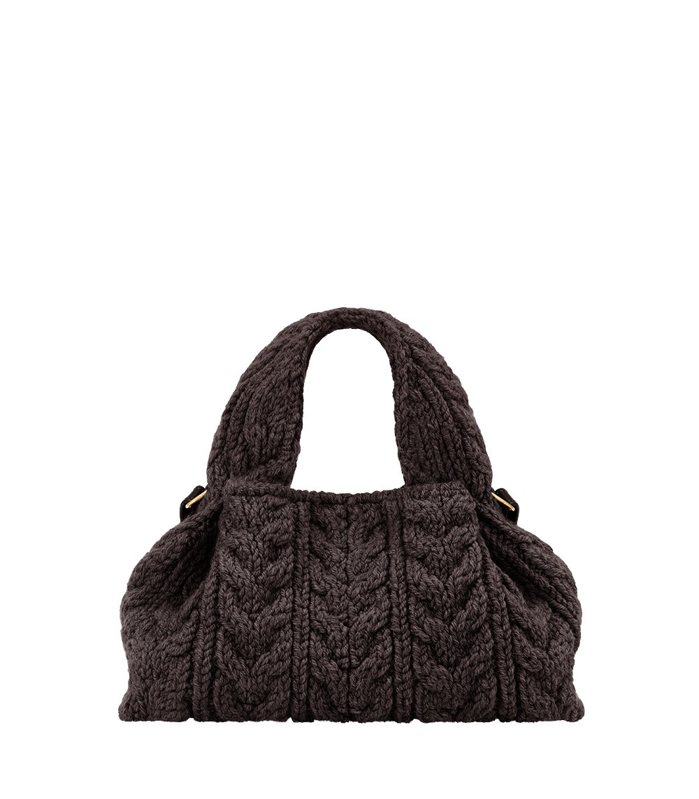 Polène Numéro Neuf Mini in Ebony Numéro Neuf Mini in Ebony - Mini Bags - Parisian Luxury Leather Bag at Luxury Shoes 