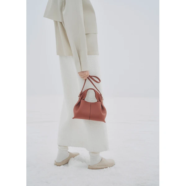 Polene Numéro Neuf Mini in Red Clay Bag, view 3