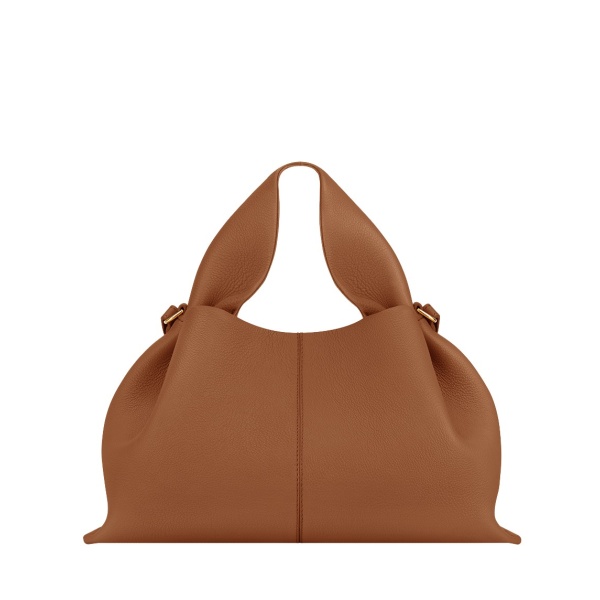 Polène Numéro Neuf in Camel Numéro Neuf in Camel - Shoulder & Crossbody Bags - Parisian Luxury Leather Bag at Luxury Shoes 