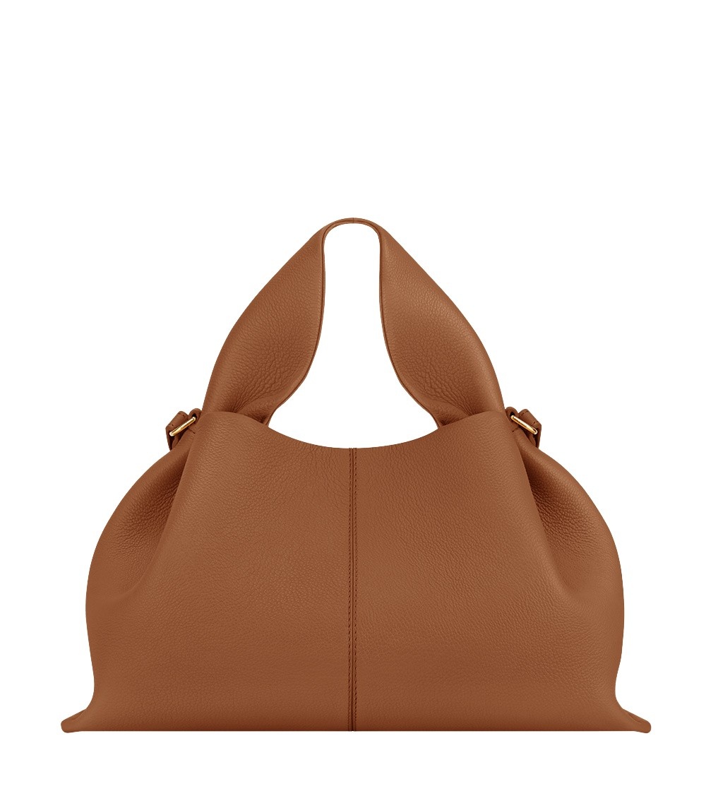 Polène Numéro Neuf in Camel Numéro Neuf in Camel - Shoulder & Crossbody Bags - Parisian Luxury Leather Bag at Luxury Shoes 