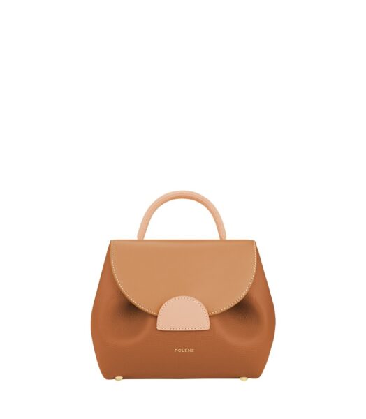 Polène Numéro Un Nano in Camel Numéro Un Nano in Camel - Mini Bags - Parisian Luxury Leather Bag at Luxury Shoes 