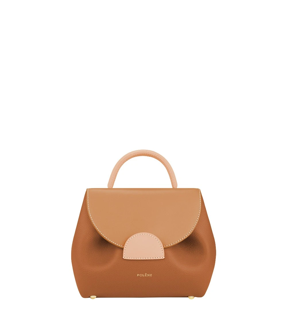 Brown-Numero-Un-Nano-in-Camel-collection-coveti93508_nobg Polene Numéro Un Nano in Camel Bag