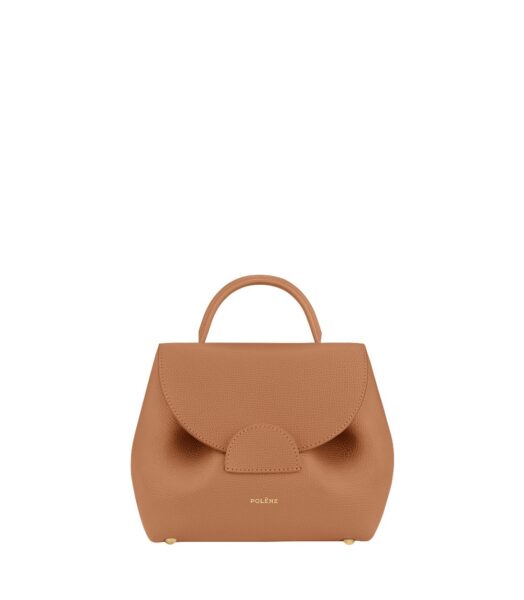 Polène Numéro Un Nano in Tan Numéro Un Nano in Tan - Mini Bags - Parisian Luxury Leather Bag at Luxury Shoes 