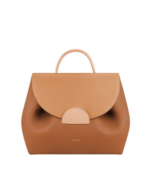 Polène Numéro Un in Camel Numéro Un in Camel - Totes & Top-Handle Bags - Parisian Luxury Leather Bag at Luxury Shoes 