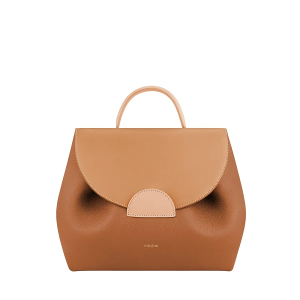 Polene Numéro Un in Camel Bag