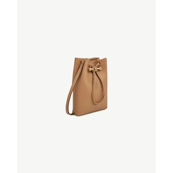 Strathberry Osette Midi Pouch in Caramel, view 3