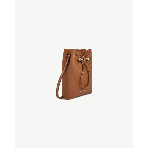 Strathberry Osette Midi Pouch in Tan, view 3