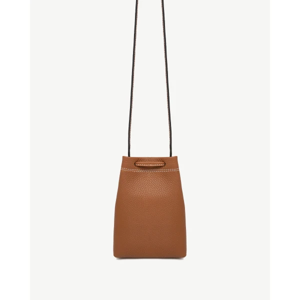 Strathberry Osette Midi Pouch in Tan, view 4