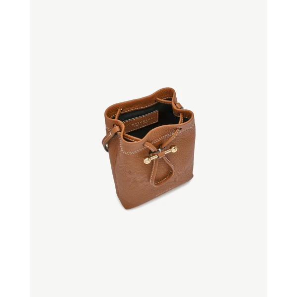 Strathberry Osette Midi Pouch in Tan, view 5