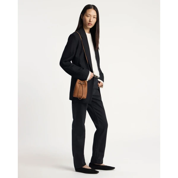 Strathberry Osette Midi Pouch in Tan, view 7