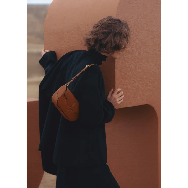 Polene Osmo in Cognac Bag, view 2