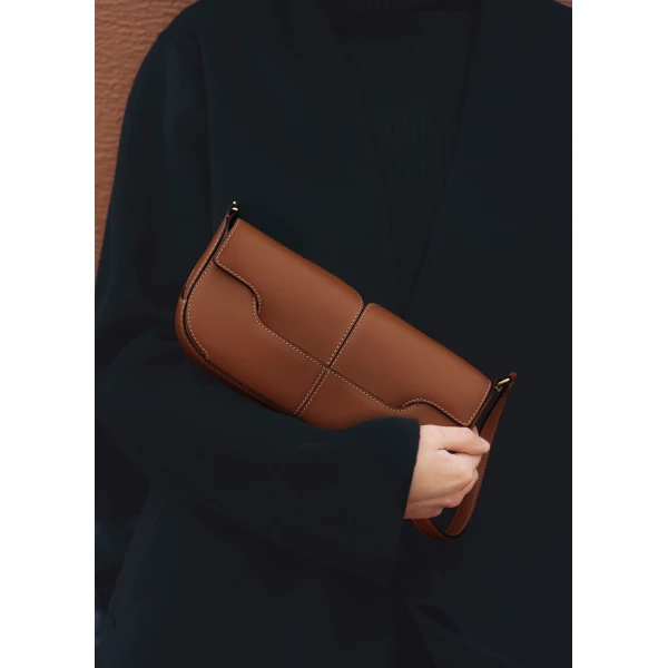 Polene Osmo in Cognac Bag, view 3