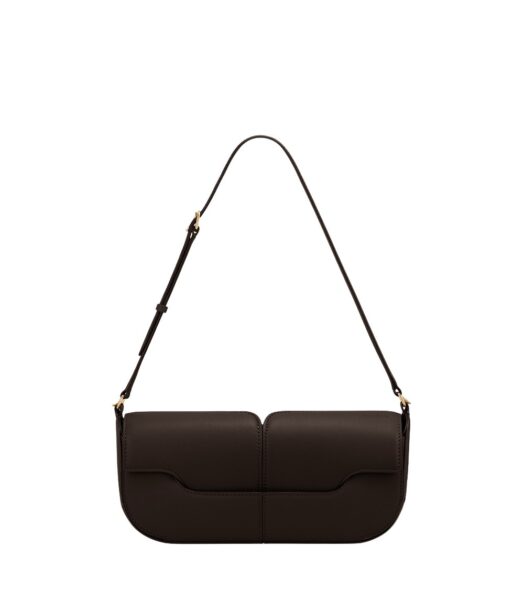 Polène Osmo in Ebony Osmo in Ebony - Shoulder & Crossbody Bags - Parisian Luxury Leather Bag at Luxury Shoes 