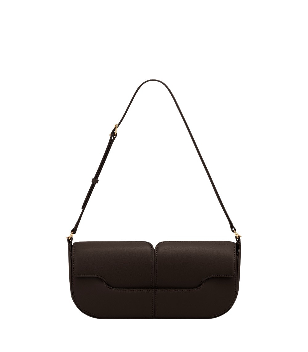 Polène Osmo in Ebony Osmo in Ebony - Shoulder & Crossbody Bags - Parisian Luxury Leather Bag at Luxury Shoes 