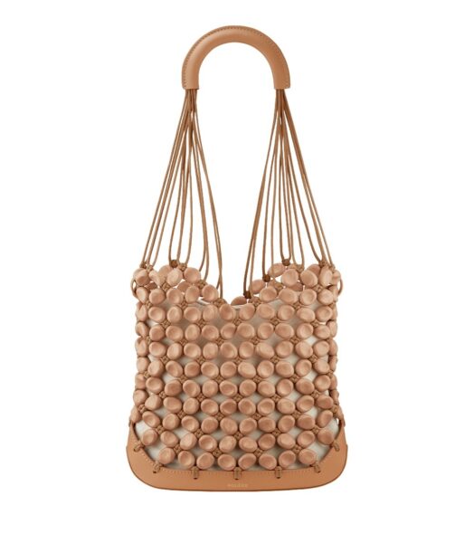 Polène Solé in Tan Solé in Tan - Shoulder & Crossbody Bags - Parisian Luxury Leather Bag at Luxury Shoes 