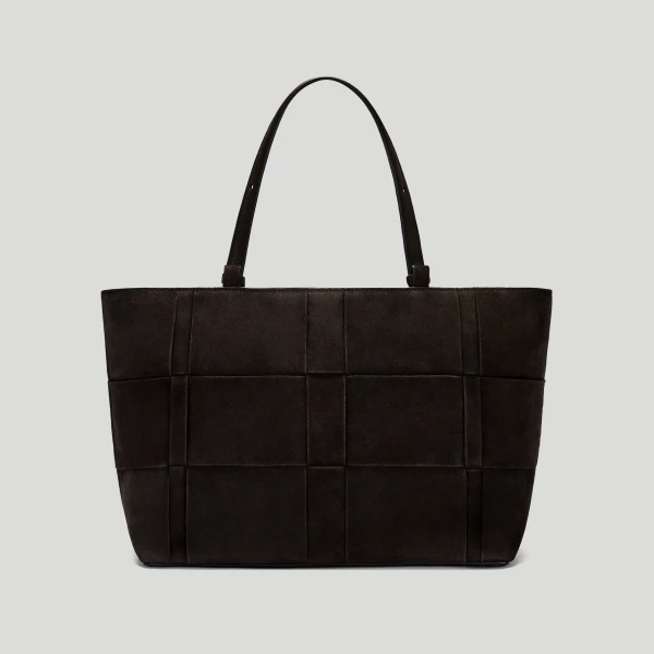 Demellier The Florence in Dark Chocolate Tote Bag, view 6