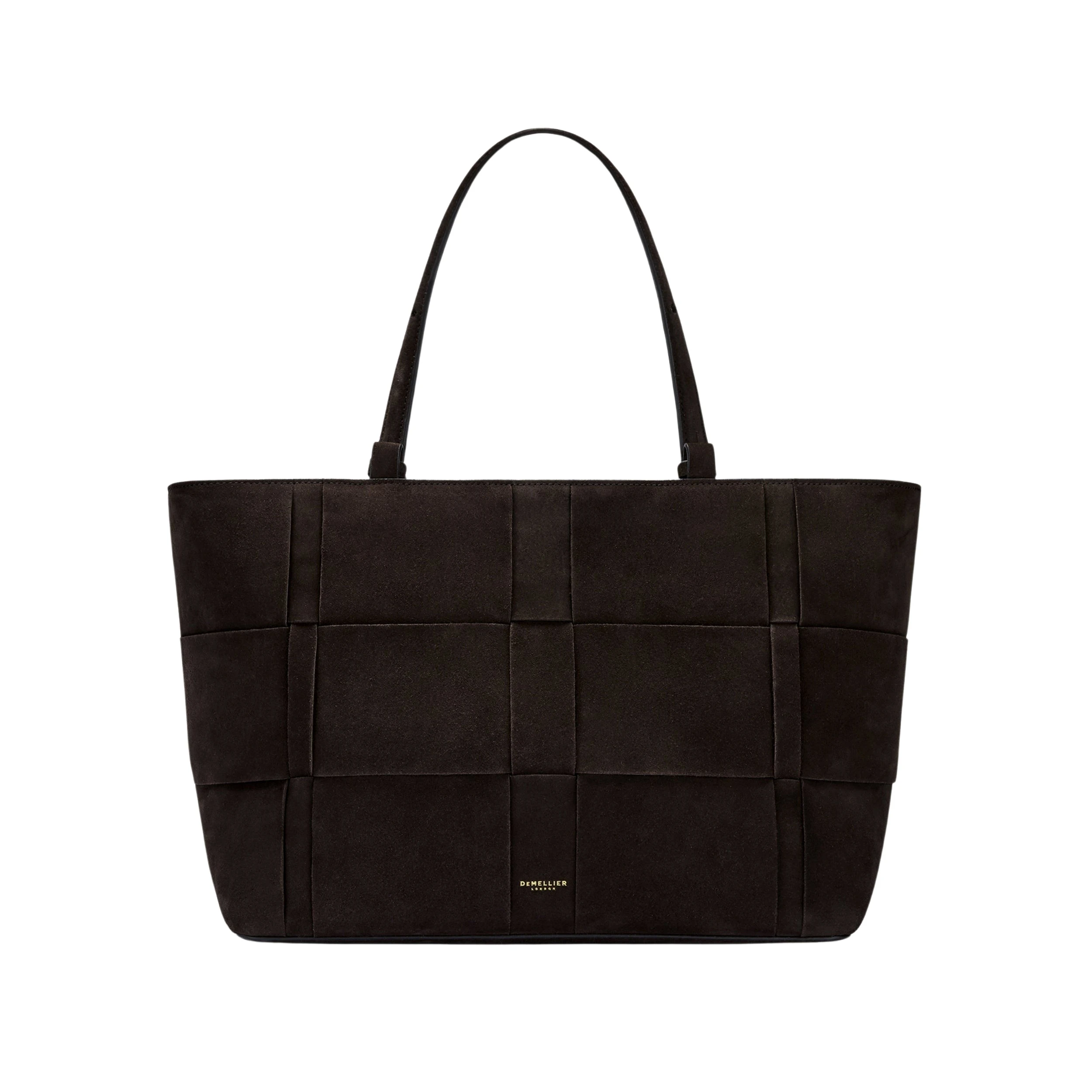 Brown-The-Florence-in-Dark-Chocolate31628_nobg Demellier The Florence in Dark Chocolate Tote Bag