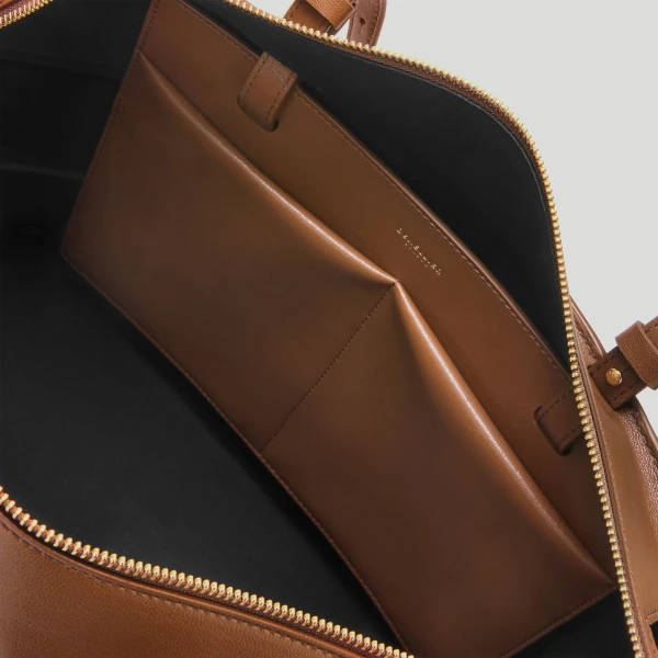 Demellier The Florence in Tan Tote Bag, view 4