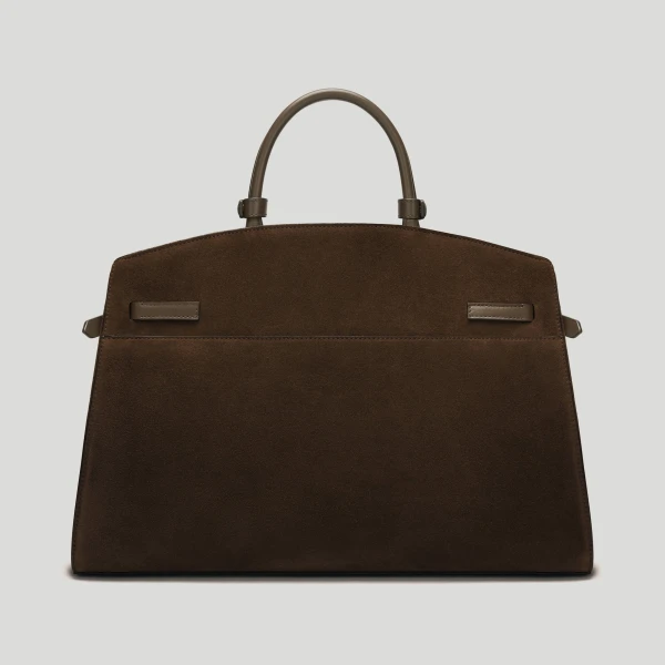 Demellier The Hudson in Mocha Tote Bag, view 6