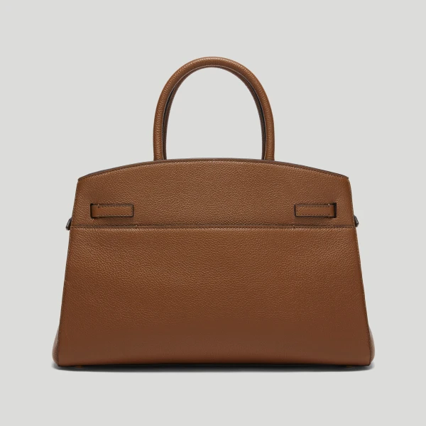 Demellier The Midi Hudson in Tan Crossbody Bag, view 6
