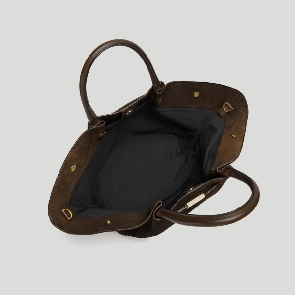 Demellier The Midi New York in Mocha Crossbody Bag, view 4