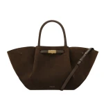 Demellier The Midi New York in Mocha Crossbody Bag