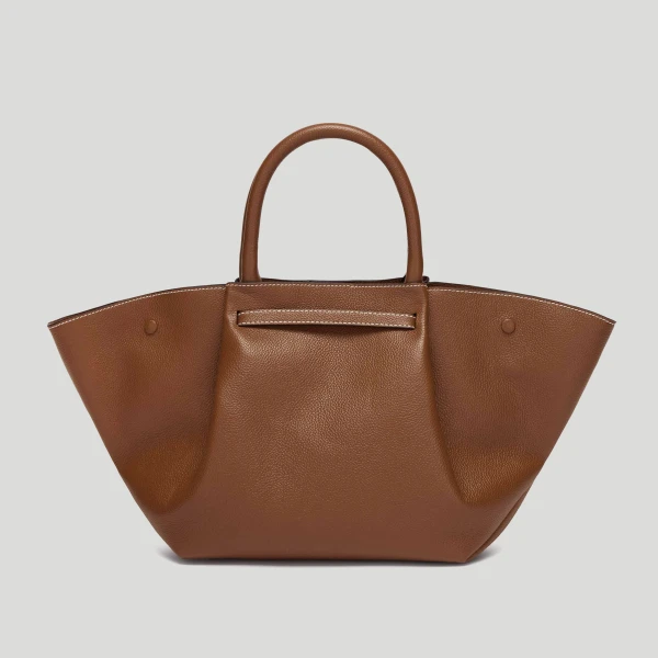 Demellier The Midi New York in Tan Crossbody Bag, view 6