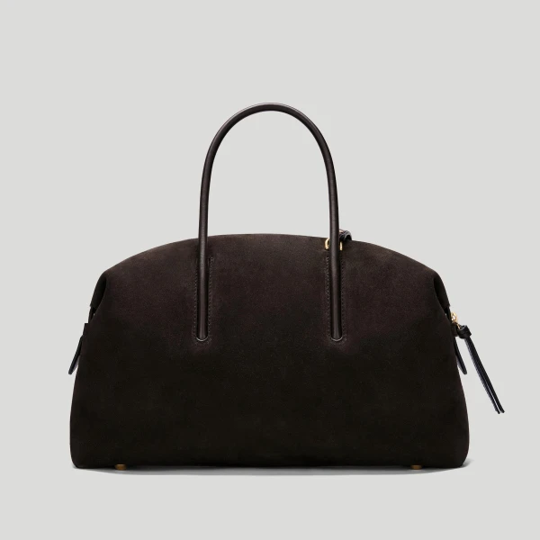 Demellier The Midi Stockholm in Dark Chocolate Tote Bag, view 5