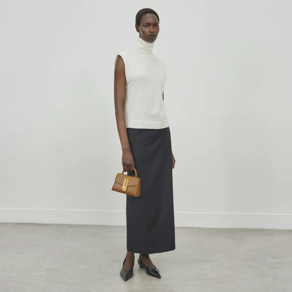Demellier The Nano Montreal in Deep Toffee Mini Bag, view 7