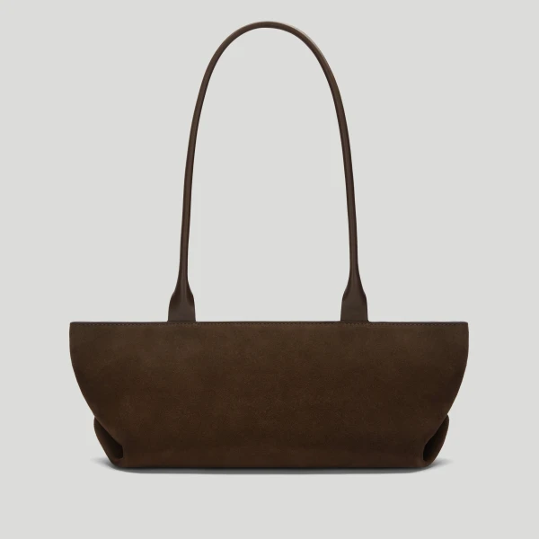 Demellier The New York Shoulder in Mocha Crossbody Bag, view 6