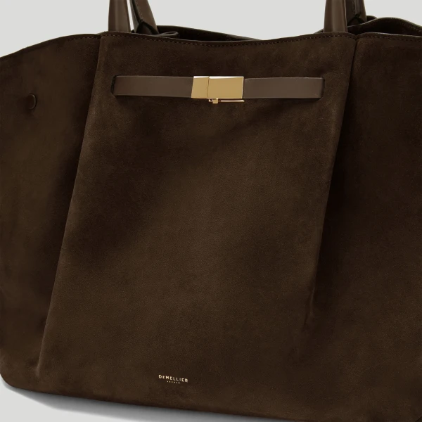 Demellier The New York in Mocha Crossbody Bag, view 3