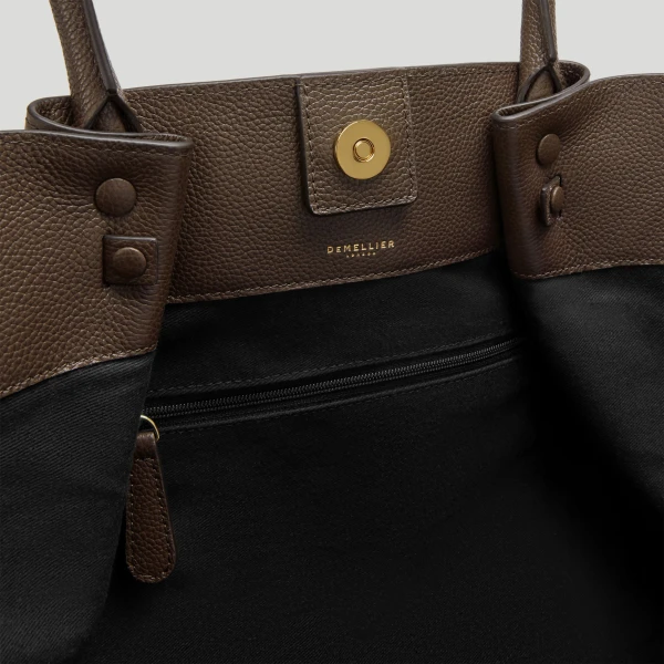 Demellier The New York in Mocha Crossbody Bag, view 4