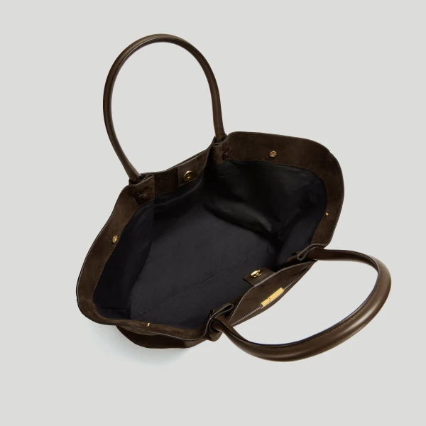 Demellier The New York in Mocha Crossbody Bag, view 4