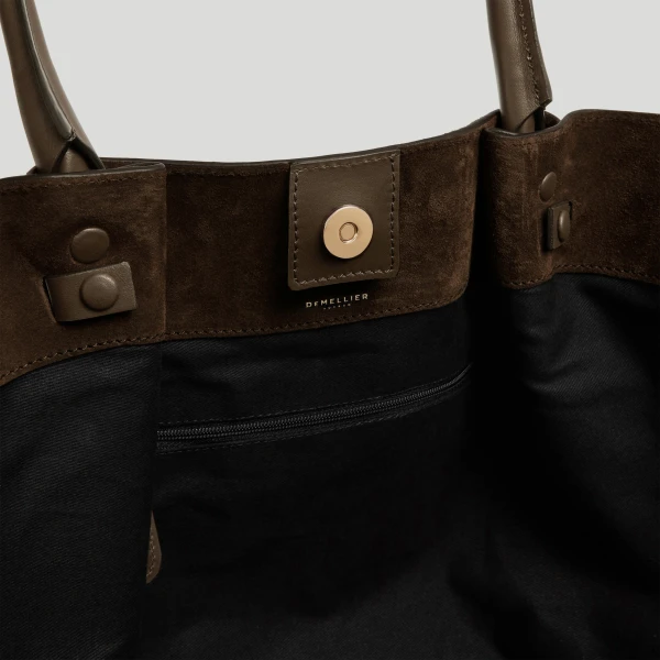 Demellier The New York in Mocha Crossbody Bag, view 5