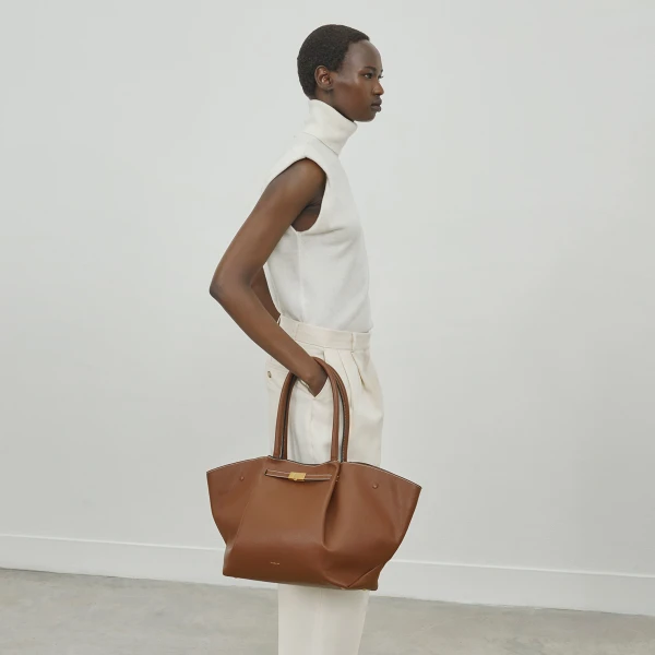 Demellier The New York in Tan Crossbody Bag, view 8