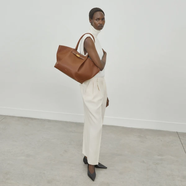 Demellier The New York in Tan Crossbody Bag, view 9