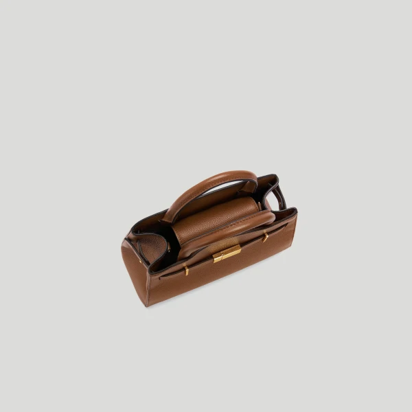 Demellier The Small Hudson in Tan Crossbody Bag, view 4