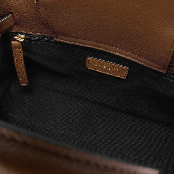 Demellier The Small Hudson in Tan Crossbody Bag, view 5