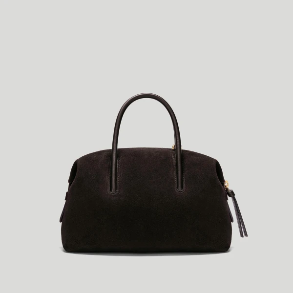 Demellier The Small Stockholm in Dark Chocolate Tote Bag, view 6