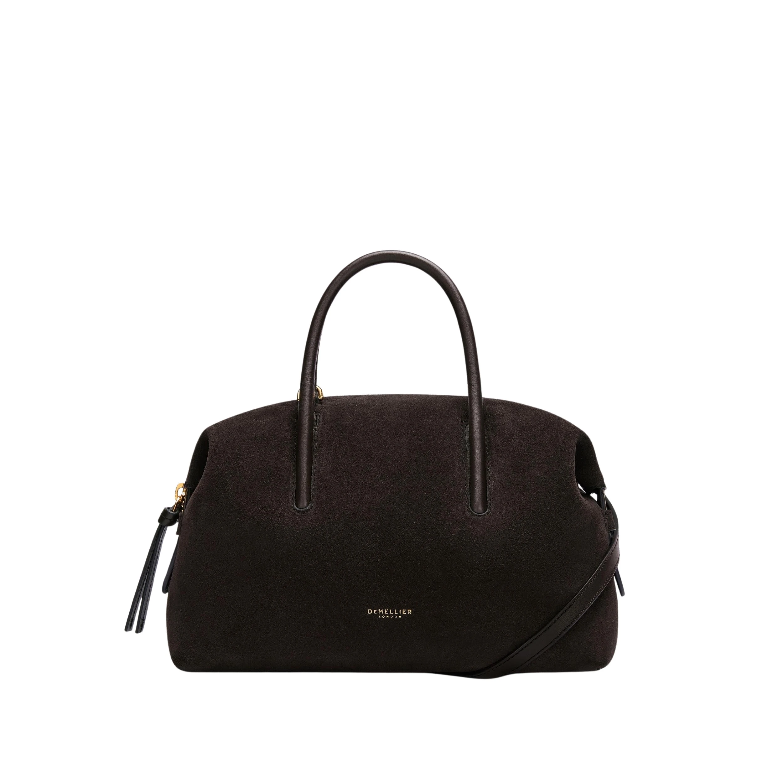Brown-The-Small-Stockholm-in-Dark-Chocolate39275_nobg Demellier The Small Stockholm in Dark Chocolate Tote Bag