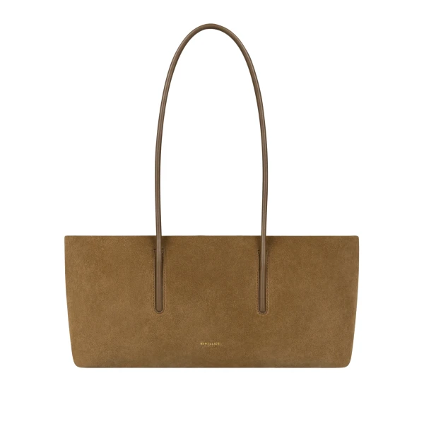 Demellier The Stockholm Shoulder in Tobacco Crossbody Bag