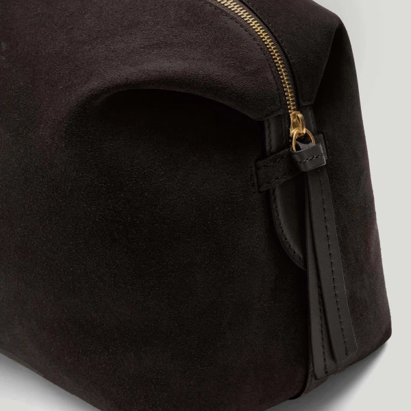 Demellier The Stockholm in Dark Chocolate Tote Bag, view 3