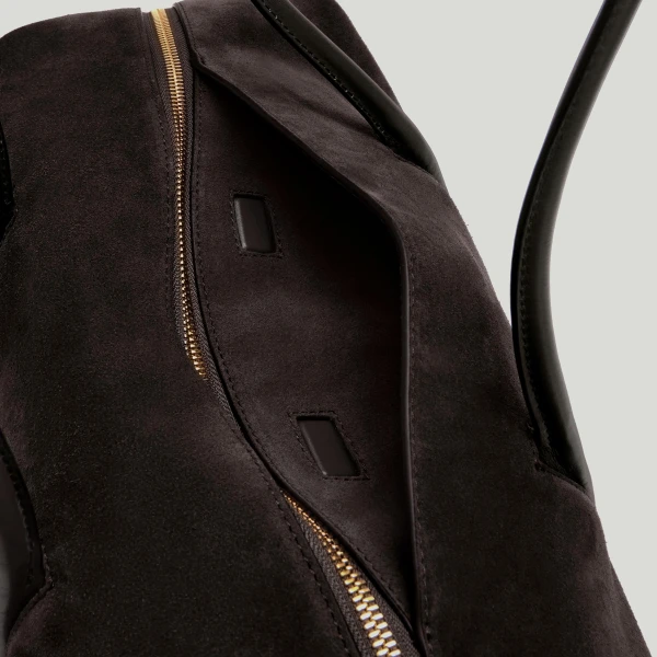 Demellier The Stockholm in Dark Chocolate Tote Bag, view 5