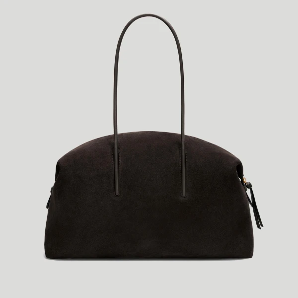 Demellier The Stockholm in Dark Chocolate Tote Bag, view 6