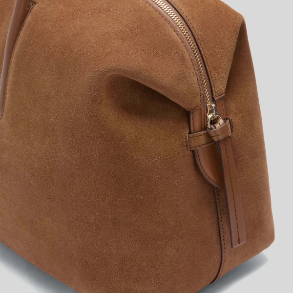 Demellier The Stockholm in Deep Tan Tote Bag, view 3
